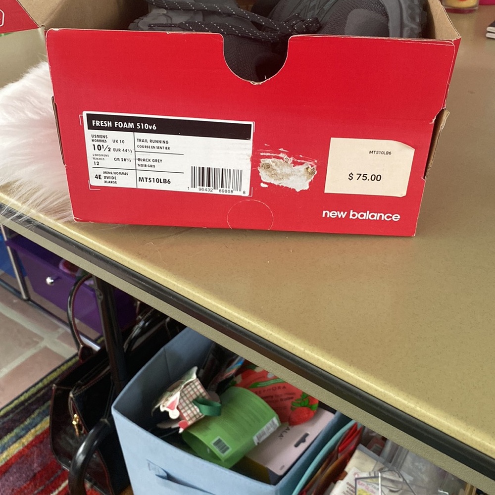 New in box new balance fresh foam trail running shoes men’s size 10.5 - Picture 8 of 10